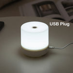 lampe chevet tactile usb blanc moderne ajustement sensoriel trois modes luminosité adjustable blanc naturel