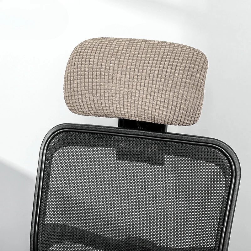 couvre tête chaise tissu carreaux clips imperméable vert beige noir moderne