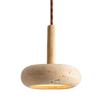 suspension lumineuse pierre moderne 6000K 4000K 3000K beige claire granuleuse salon chambre
