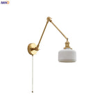 lampe murale moderne or blanc plissée cordon commande 29cm 16cm 24cm 14cm 30cm 17cm