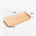 assiettes bois naturel assiettes carrées ovales différentes tailles minimaliste rustique