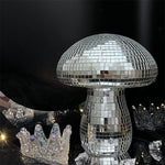 Lampe disco champignon vue de face