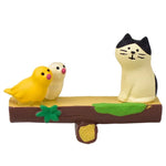 figurines decoratives animaux fleurs welcom pelle oiseaux fleuri resin japonais mignon cartoon decoetagere