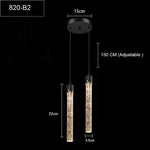 Suspension lumineuse moderne cristal bulle transparente dorée éclairage salle manger led 2000 82000 lumens
