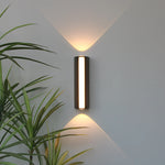 Detail de l'applique murale LED avec finition aluminium cuisson