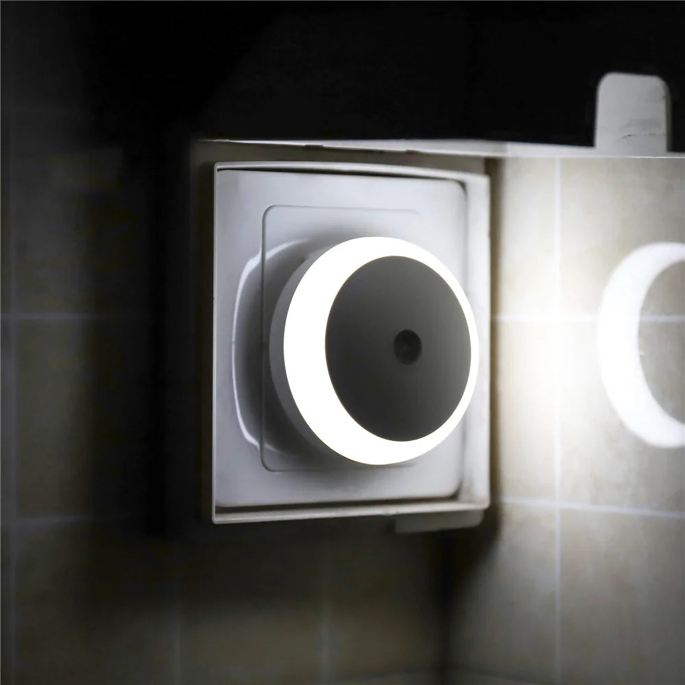lampe nuit led ronde capteur automatique couloir salle bain chambre