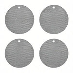 tapis protection cuisine silicone bleu orange vert gris texture moderne nid d'abeille