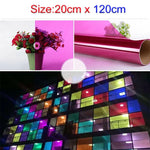 films verre adhésifs transparents multicolores moderne orange violet vert jaune rouge bleu