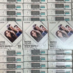 film instantané fujifilm square marbre blanc 10 feuilles compatible sq6 sq10 sp3
