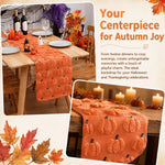 tableau halloween citrouille 3d orange décoration automnale maison festive polyester coton