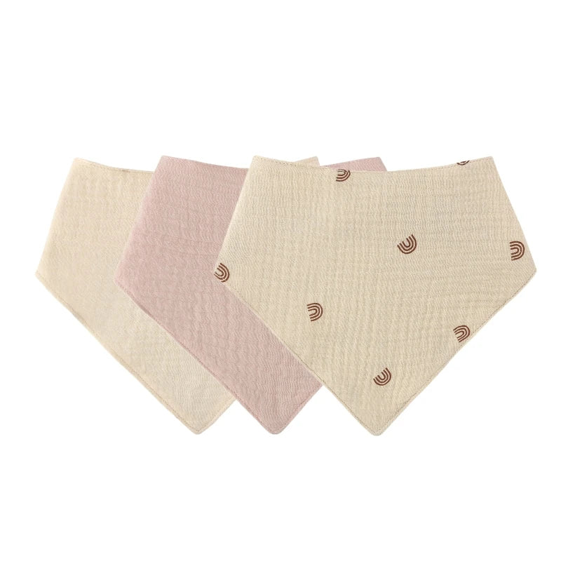 écharpe bébé rose blanche uni douce classique cotonnée ans unisexe