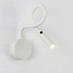 lampe murale led flexible moderne noir rotation 360 blanc minimaliste fixée mur