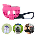 clips chaussures multifonctionnels noir blanc bleu vert orange rose violet pratiques pochettes serrage non