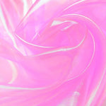 tissu polyester translucide brillant moderne rose violet blanc bleu bricolage 150cm