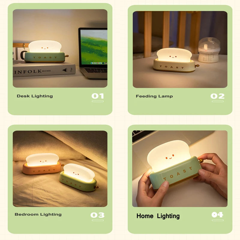 Lampe de bureau kawaii rechargeable USB
