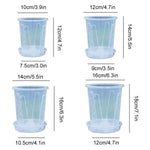 pots plantes transparents grille racines moderne pratique différentes tailles