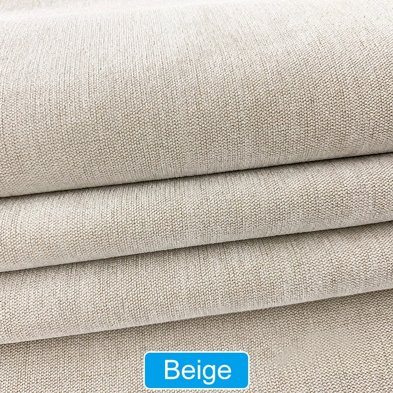 tissu polyester uni moderne vert orange bleu gris marron rouge jaune 148x100cm