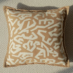 housse coussin géométrique polyester beige marron contemporain opacité 30x50cm 45x45cm décoration maison voiture