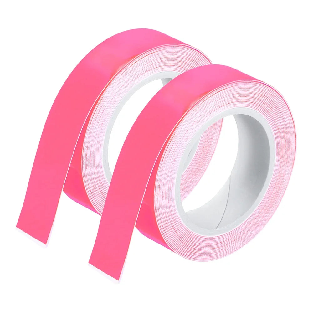 ruban réfléchissant rose opaque moderne adhésif 1cm 1.5cm 2cm 2.5cm 3cm 5cm 3mètres sécurité