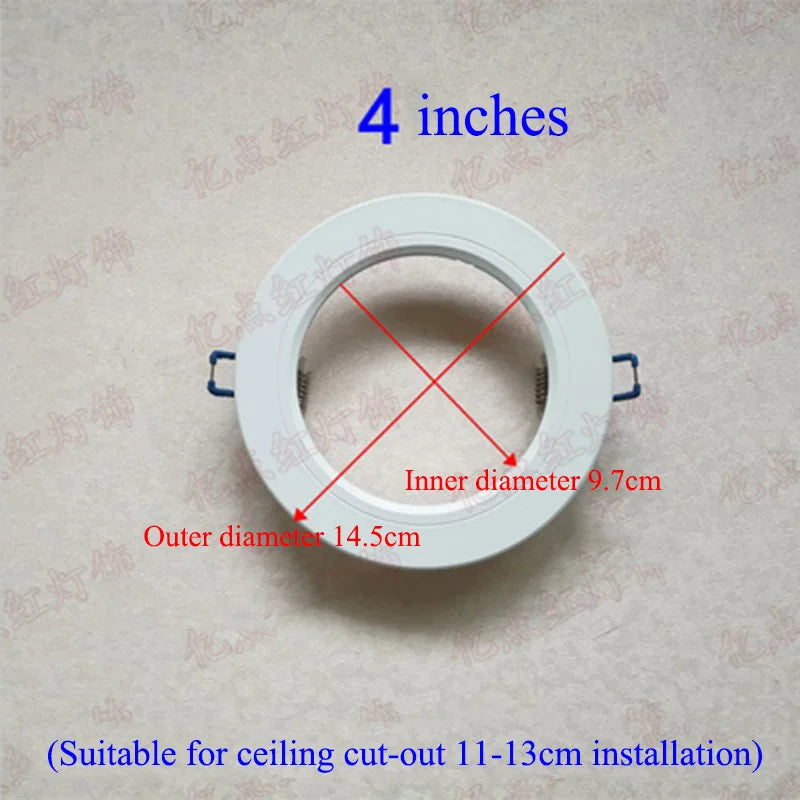 anneau réduction spot led blanc moderne cadre extérieur éclairage intérieur moderne