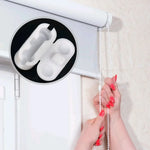clips rideau blanc moderne stores enrouleurs accessoires exterieure fenetre francaise 10 pieces