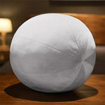 coussin rond velours rayures colorées moderne doux mousse pe amovible lavable adultes chambre lit