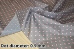 tissu imprimé imperméable motif points blancs coton bricolage couture décoration intérieur multi couleur