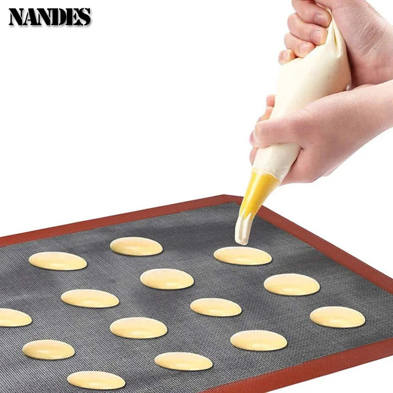 tapis cuisson silicone antiadhésif rose noir moderne cuisine pâtisserie environnement