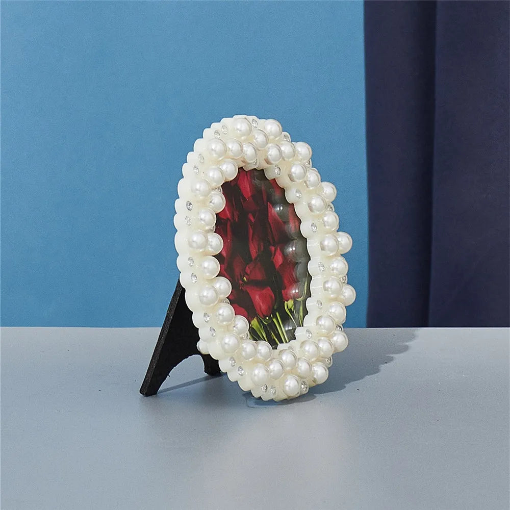 cadre photo blanches clips métalliques classique ornement décoration maison enfant anniversaire japonais cœur