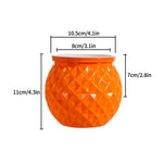 pot plante moderne blanc orange gris triangles géométriques absorbant eau fleur verteintérieur maisonadulteunisexe