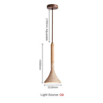 suspension lumineuse moderne pierre beige clair texture granulée opacité câble noir led 90 260v