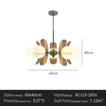 suspension lumineuse moderne disques géométriques blanc marron orange doré