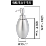 distributeur savon liquide moderne argenté 260ml 300ml 320ml 350ml 400ml 500ml 550ml pompes pression