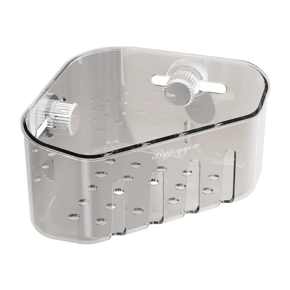 égouttoir cuisine transparent moderne brosse éponge rangement salle bain