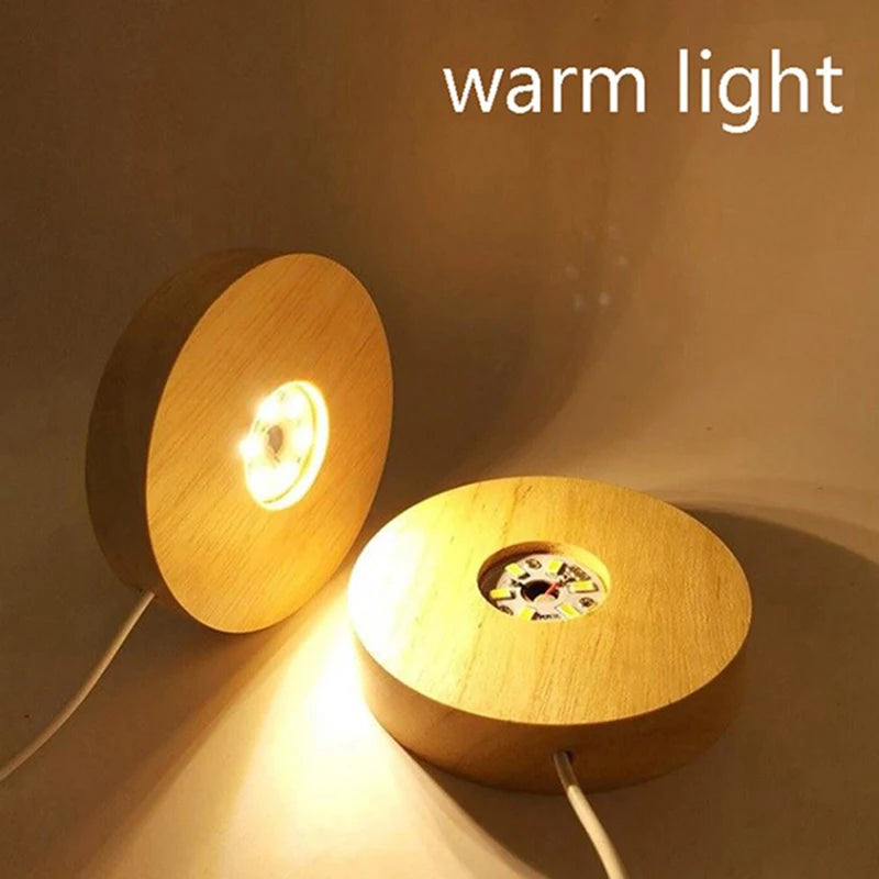 lampes led usb bois minimaliste moderne interrupteur câble blanc lumière jaune orange