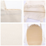 sac main réutilisable toile beige motif floral occassionnel coton écofriendlyversible pliable évènements jours festive