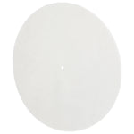 tapis feutre vinyle antidérapant plateau tournant phonographe mat glisse record lunaire moderne vintage blanc
