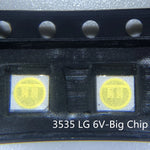 diodes led blanc 3535 rétroéclairage télévision lcd réparation application électronique moderne opacité lot