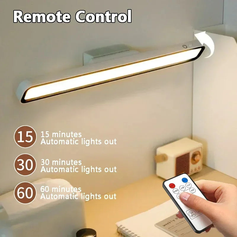 lampe led rechargeable blanc minimaliste interrupteur tactile 6000k 3000k télécommande