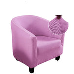 housse fauteuil moderne carreaux gris blanc élastique décorative salon salon maison intérieur