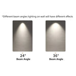 projecteur mural gris moderne led 2700k 3000k 4000k 24deg 36deg