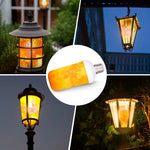 ampoule led flamme artificielle blanc orange moderne effet feu décoration salon festive