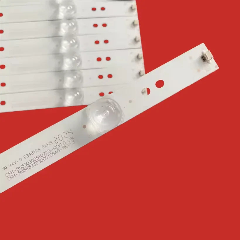 bande led 560mm 5vdiodes blanc translucide rondelles modernes non visible