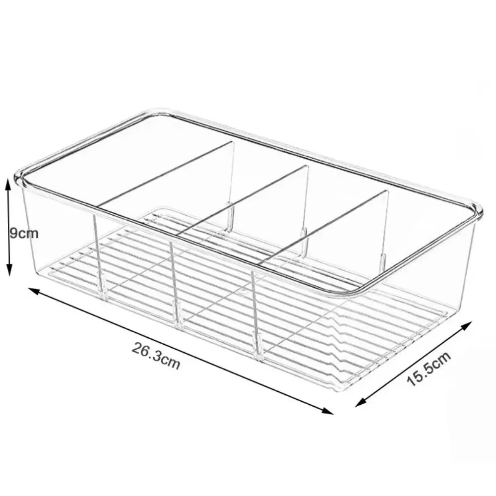 rangements cuisine transparent moderne sacs alimentaires boîtes stockage organisation réfrigérateur