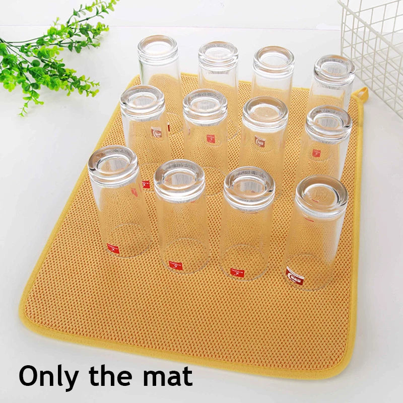 tapis séchage moderne matériau polyester rectangle 30x40cm absorbant antidérapant respectueux environnement