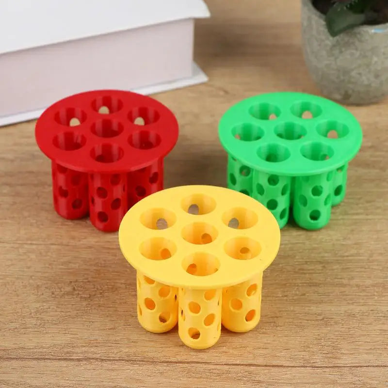 rouleaux cheveux modernes perforés adhésifs couleur rouge jaune vert noir rose bleu blanc pack