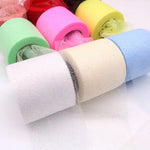 rubans tulle pailletés couleurs blanc rose beige vert bleu noir rouge semi opaques élégants