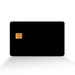 protège cartes adhésifs noirs unis modernes rechargeables banque carte crédit 53x85mm