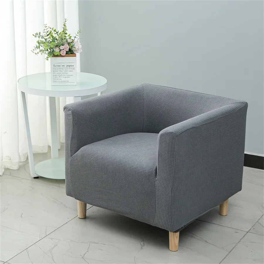 housse canapé fauteuil polyester moderne motif petits points couleurs vert foncé blanc bleu marine