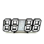 horloge digitale led moderne réveil affichage semaine calendrier blanc gris rouge vert bleu noir